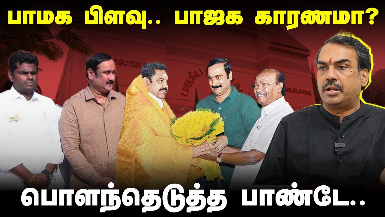 PMK பிளவு..BJP காரணமா? | Rangaraj Pandey Interview on Ramadoss - Anbumani Fight | DMK | ADMK | NDA