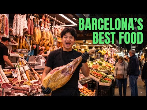 DISCOVER Barcelona's BEST Food at LA BOQUERIA Market!