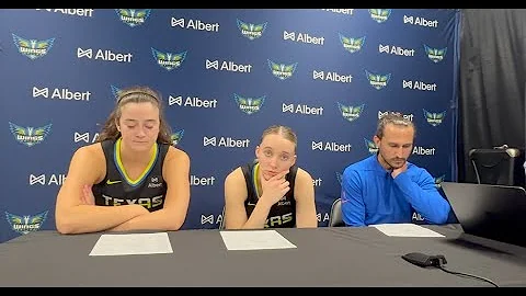 Dallas Wings Postgame Interview: Paige Bueckers, Maddy Siegrist & Chris Koclanes vs. Minnesota Lynx