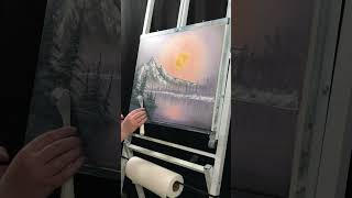 Winter Mountain Sun Landscape Oil Painting | CRI Jessie Mason
