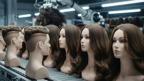  How Real Wigs Are Made From Start to Finish Inside a Human Hair Mega Factory(FULL PROCESS)