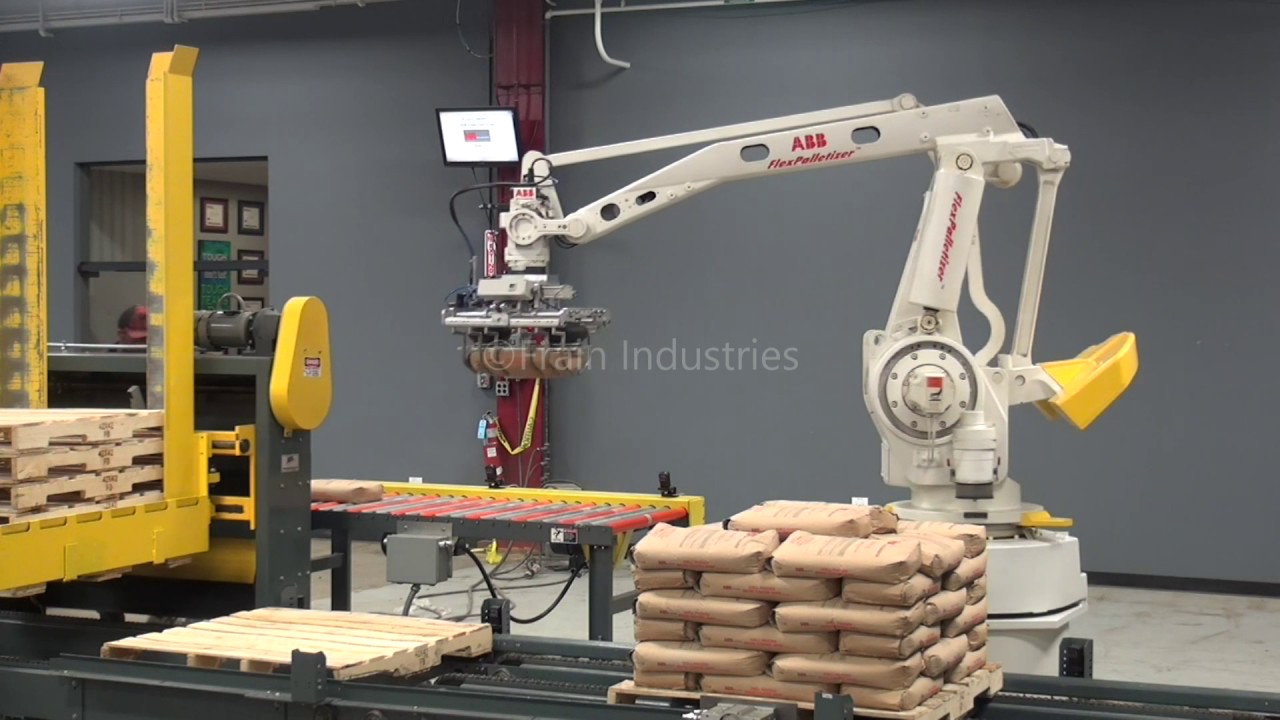 Model 4 Robotic Palletizer Demonstration YouTube