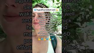 Managinf my hypothyroidism and reversing most of my symptoms has changed my life hypothyroidism hy