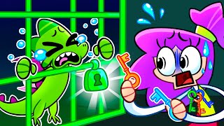 🍄☘️ Escape From The Color Prison Compilation 👑 Funny English for Kids!