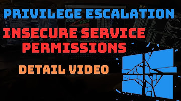 Insecure Service Permissions | window privilege escalation | #windows #cybersecurity #ethicalhacking