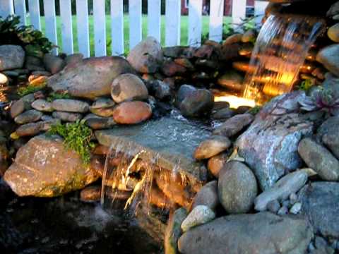 Debbie's Koi Pond with Multiple Waterfalls by Crea...