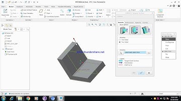 Blend Tangent to surface in creo parametric