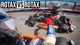 Grosse bataille en kart de compétition ! | Rotax 125cc