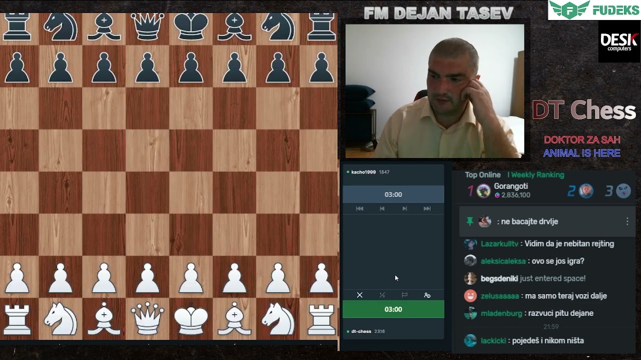 Alireza Firouzja vs. Dmitry Andreikin, Speed Chess Championship RO16