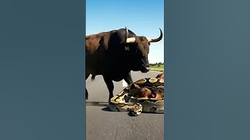 1 Giant Python Wraps Around Mother Cow — Fearless Heroes Rush In to Save Her Life! (4K Cinematic)