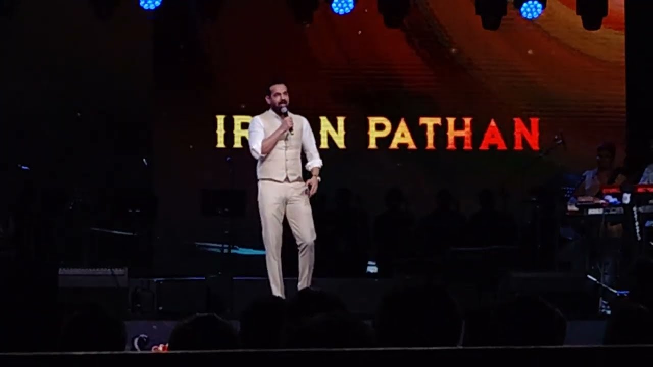 cobra audio launch-Irfan pathan mass speech 