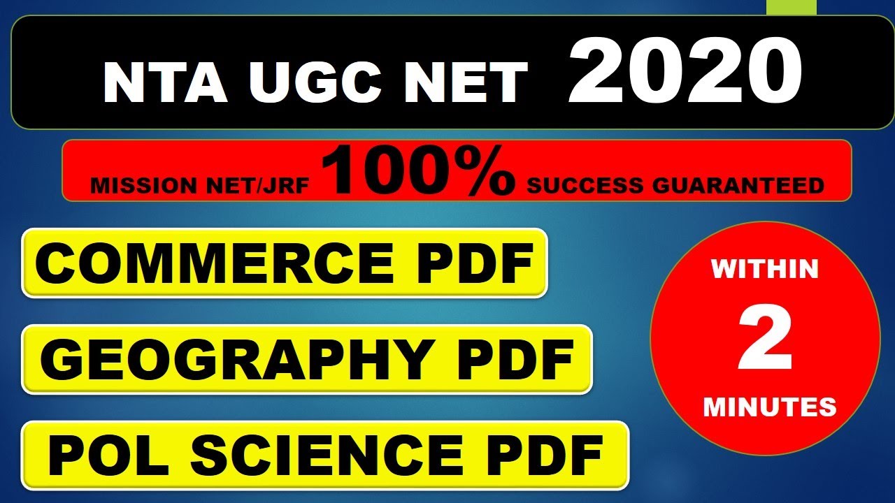 Ugc Net Paper 1 and Paper 2 complete Pdf notes 2020
