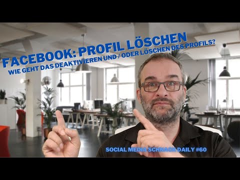 Wie lösche ich mein Facebook Profil? - Social Media Schnack Daily #60