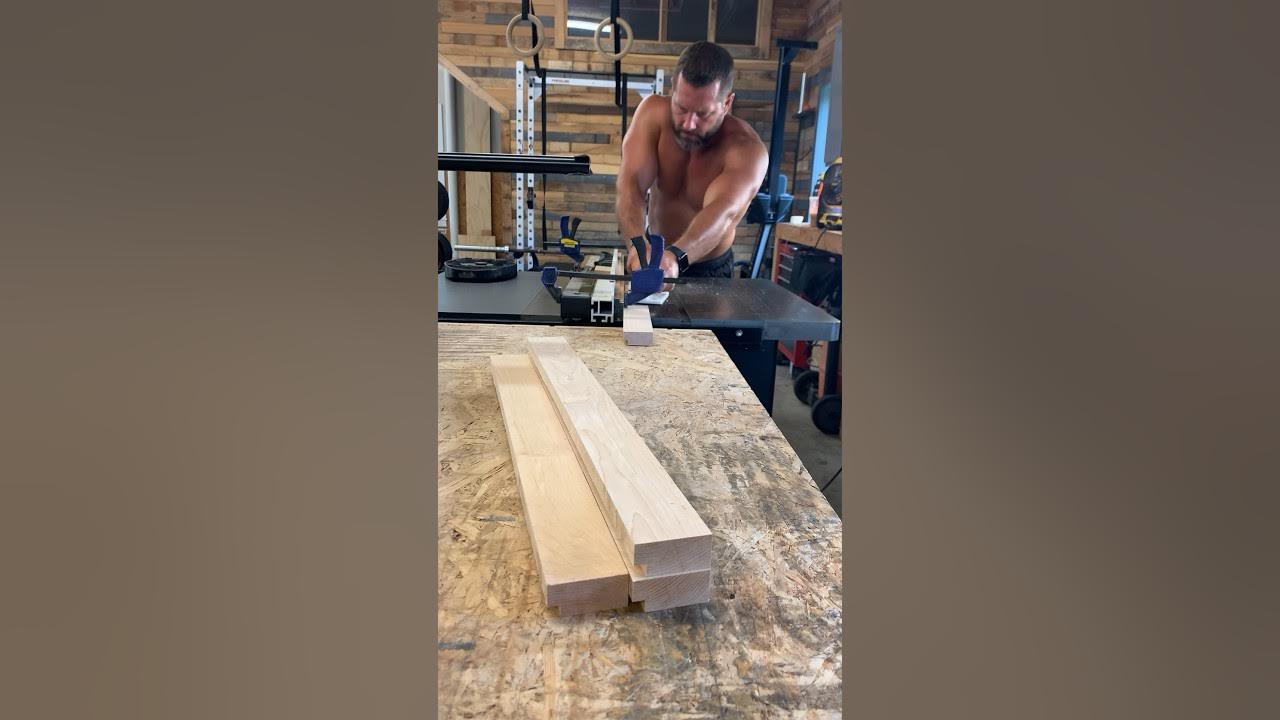 Preparing Hard Maple for a Picture Frame, Cutting Rabbet to Receive Glass. woodworking 