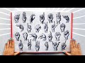 Sketchbook Challenge! 100 Hands in 3 Days