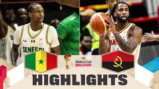 Senegal 🇸🇳 v Angola 🇦🇴 | Highlights | FIBA Basketball World Cup 2027 African Qualifiers