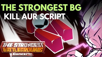 The Strongest Battlegrounds Script | One Shot, Auto Farm, God Mode 💥 [PASTEBIN]