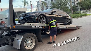 MAJOR BREAKDOWN ON MY BMW M550i 😢 CAR TOWED AWAY