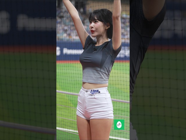 260723 삼성 라이온즈 천소윤 치어리더 구자욱 응원가 4k 직캠