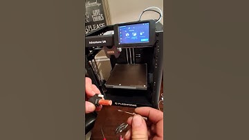 3d printer flash forget adventurer 5m no loading filament.  jammed.  FIXED