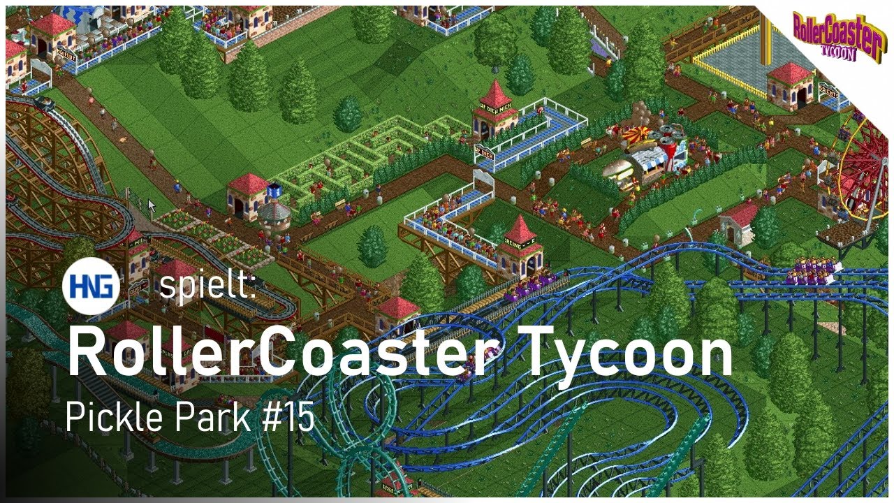 Pickle Park 15 🎠 RollerCoaster Tycoon 1241 YouTube
