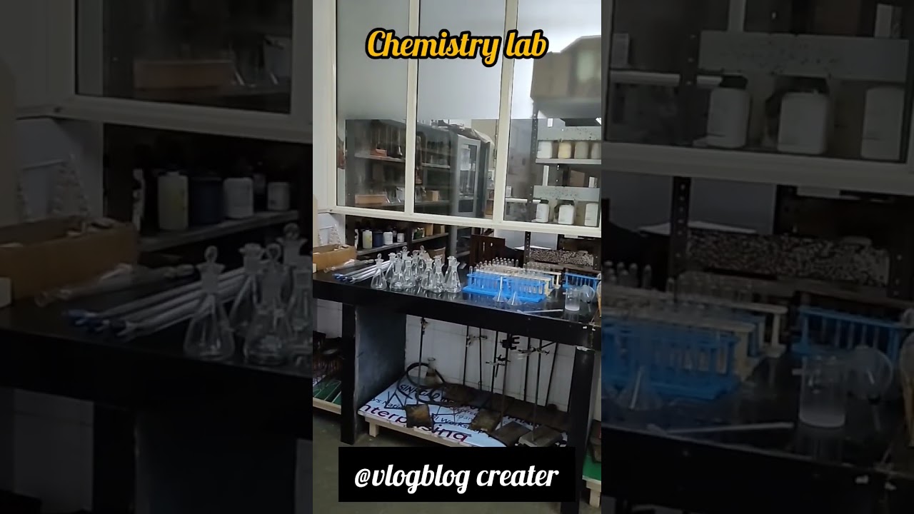 Chemistry laboratory 🧑‍🔬⚗️👨‍🔬 Chemistry lab in SIOP 