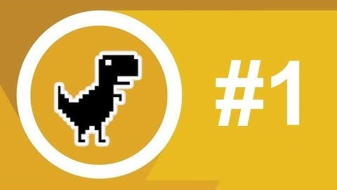 Chrome offline game Java programming tutorial - #1