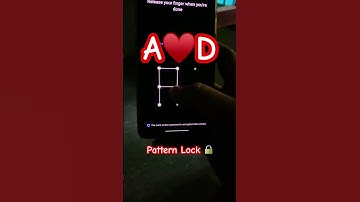 A D new Lock Screen Pattern new Pattern #lockscreen #viralvideo #tiktok #lock
