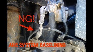 How to check AHC baseline pressures for 100 series trucks, LX470 and Land Cruiser, with a surprise!