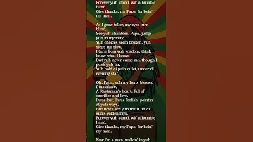 Thumbnail of Papa, My Lion Heart | Soulful Reggae Tribute to a Father’s Love and Sacrifice | Official Video