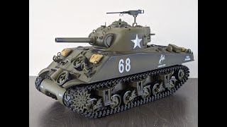 Unboxing a Heng Long 1/16 US M4A3 Sherman Tank