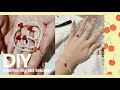 DIY  cherry bead ring easy tutorial✨[ENG SUB]