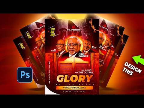 HOW TO DESIGN A CHURCH POSTER / NEW STYLE.