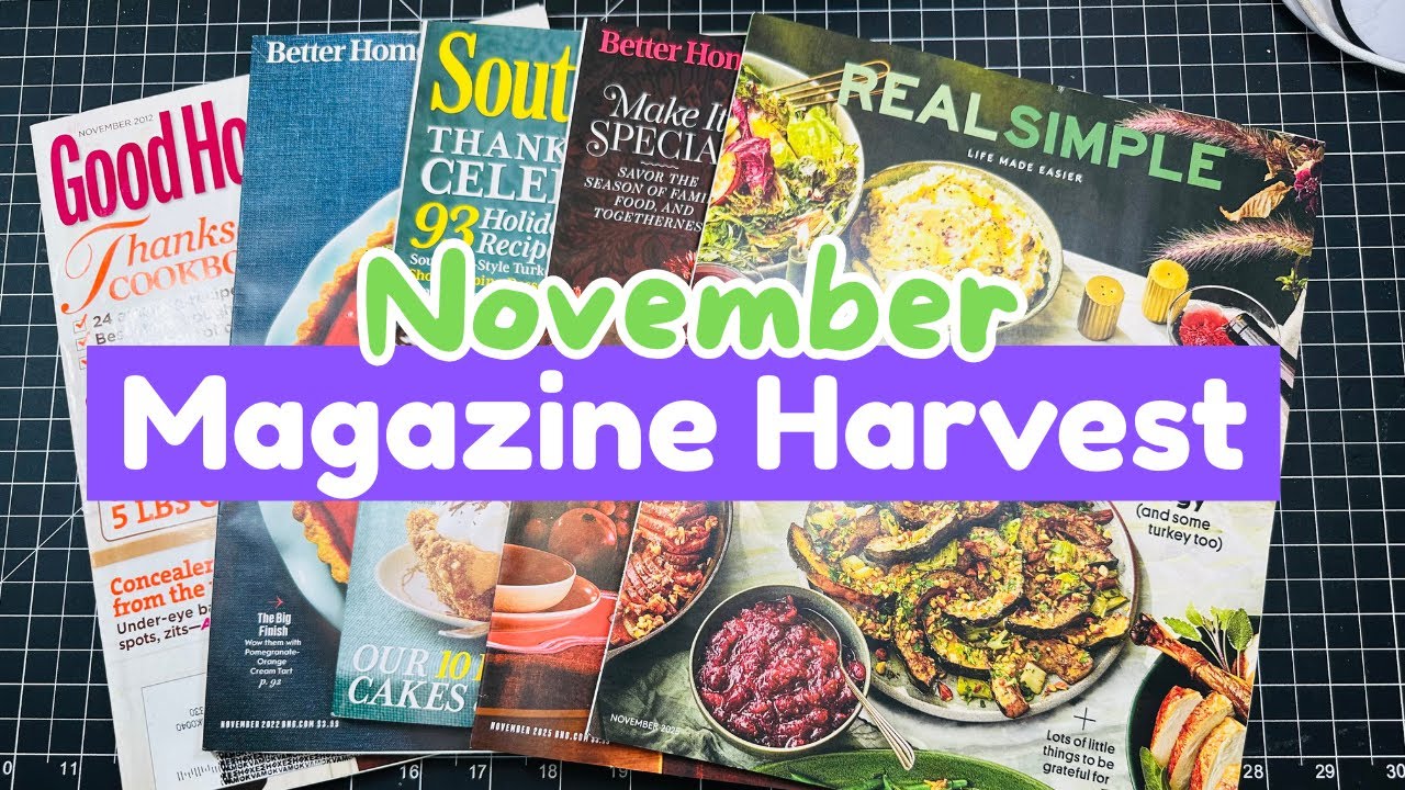 Ноябрьский урожай журналов | Для журналов и Gluebook