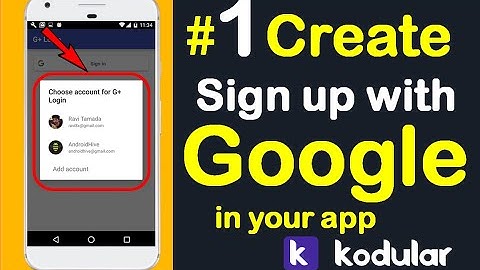 #1 How Add google Sign in method in our application tutorial kodular,appybuilder.(2021)