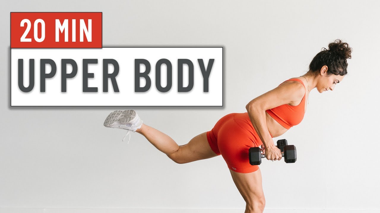 20 MIN HARD UPPER BODY WORKOUT | Arms Workout With Dumbbells - YouTube