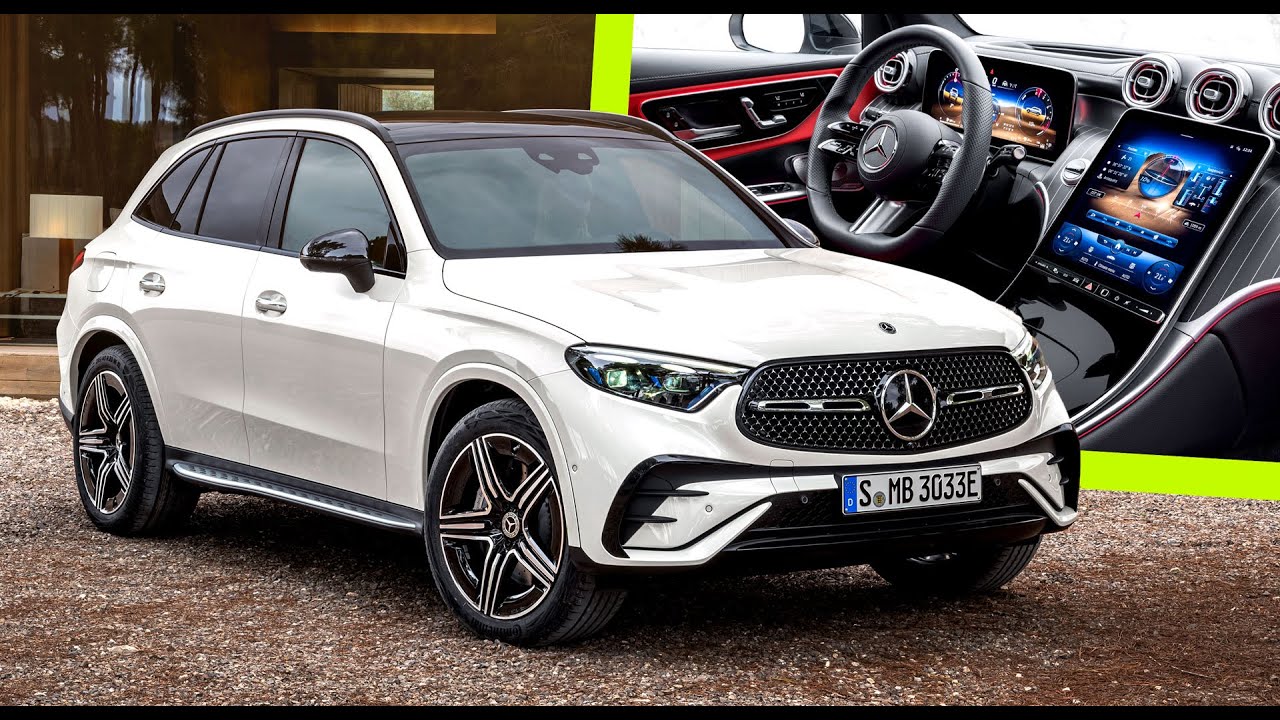 Crazy Mercedes GLC 2023 Ambient Lighting with Digital Cockpit Views!