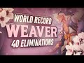 I set the world record for eliminations on lifeweaver  overwatch 2