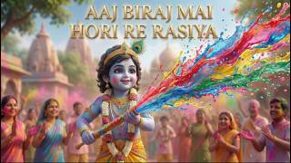 Aaj Biraj Mai Hori Re Rasiya | Holi Special | Radha Krishna Bhajan 