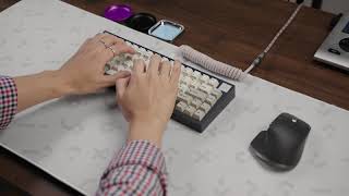 IRON165 with lubed Pacos Typing Sounds ASMR