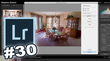 Lightroom 30 for 30 #30 RAW Edit: Photo Merge HDR