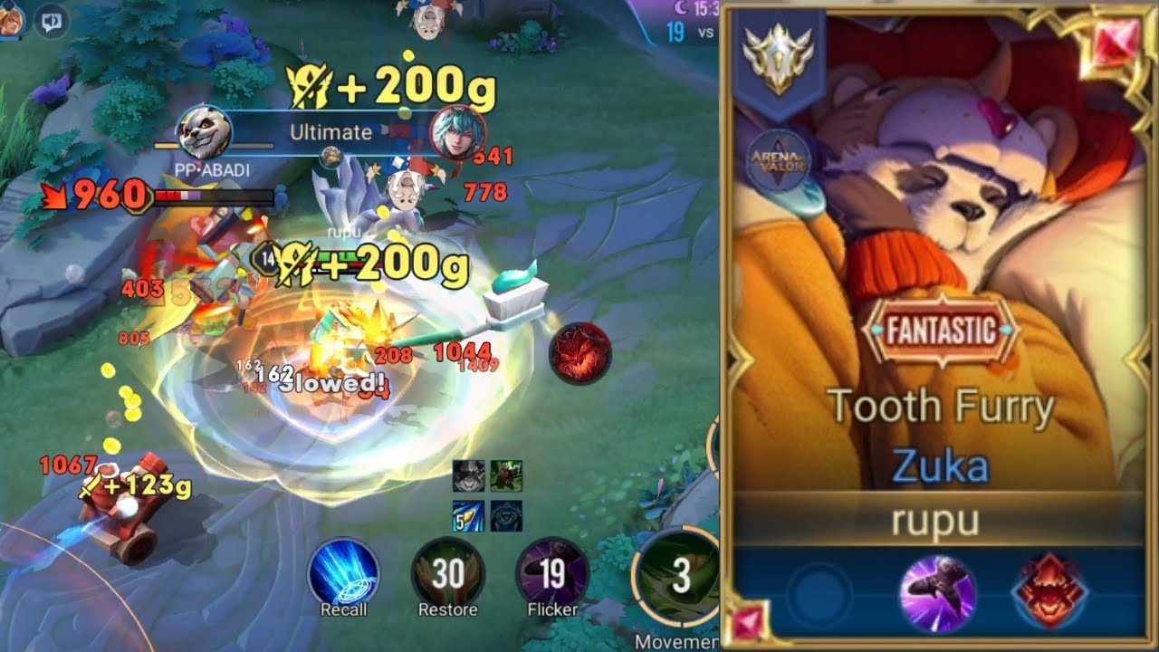 AoV : ZUKA PRO GAMEPLAY  - ARENA OF VALOR