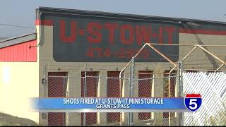 Shots fired at U-Stow-It Mini Storage in Grants Pass