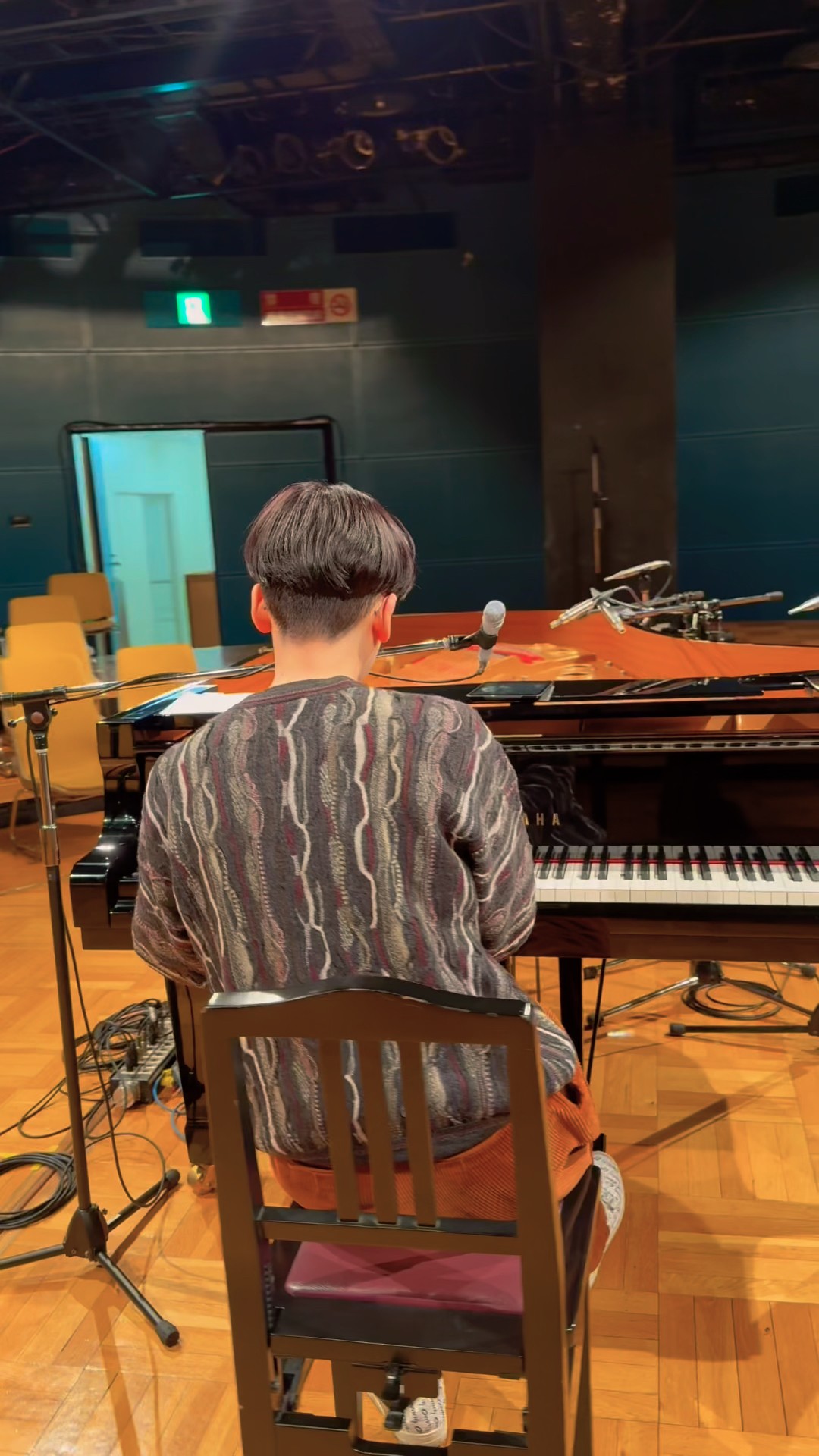 Kan Sano - sound check in Fukuoka (Feb 27 2026 Mental Sketch Tour