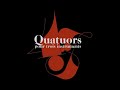 Teaser cd  quatuors pour trois instruments  a mourlas m olivon h burgan cgolin