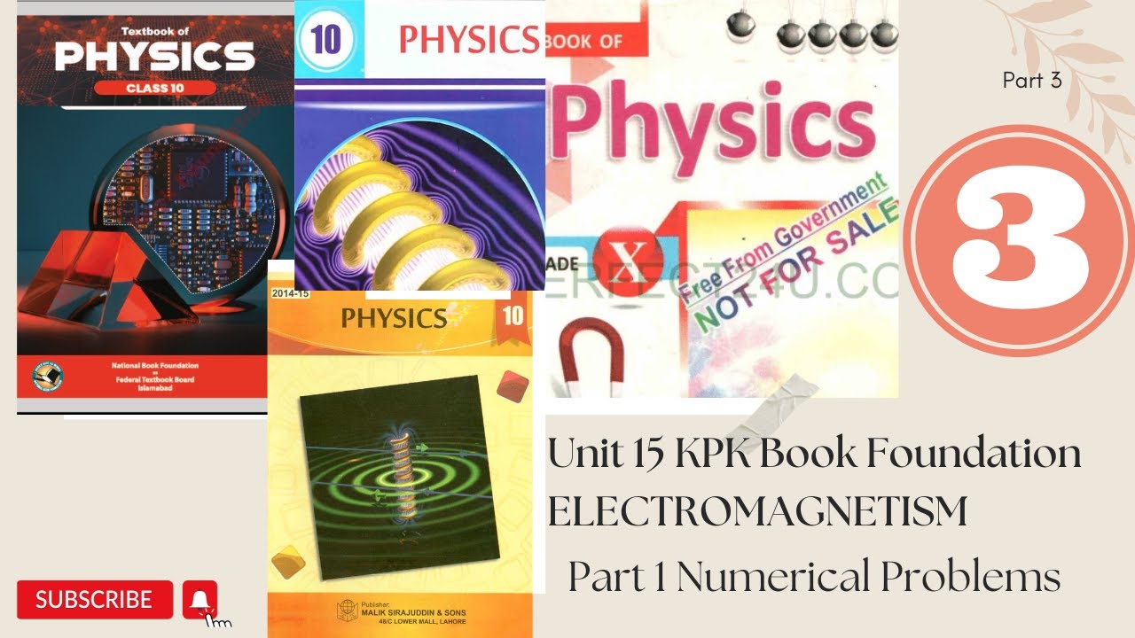 KPK Unit 15 ELECTROMAGNETISM Numerical Problems 8-10 - YouTube