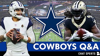 Cowboys Rumors: Dak Prescott Contract Extension, Sign Hunter Renfrow, Alvin Kamara Trade? | Q\&A