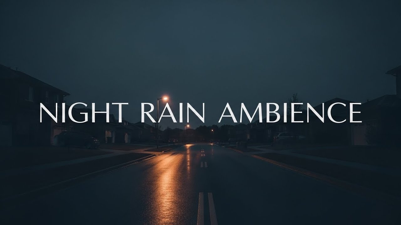 24/7 Cozy Night Rain Sounds for Sleeping | Live Sleep Ambience