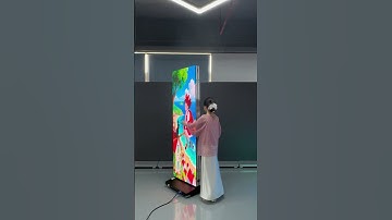 Indoor GOB foldable double sided LED poster #pantallaled #ledsignage #paineldeled #led-poster