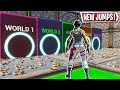 This 5 WORLD Deathrun has ORIGINAL levels in it... *FUN* (Fortnite Creative)